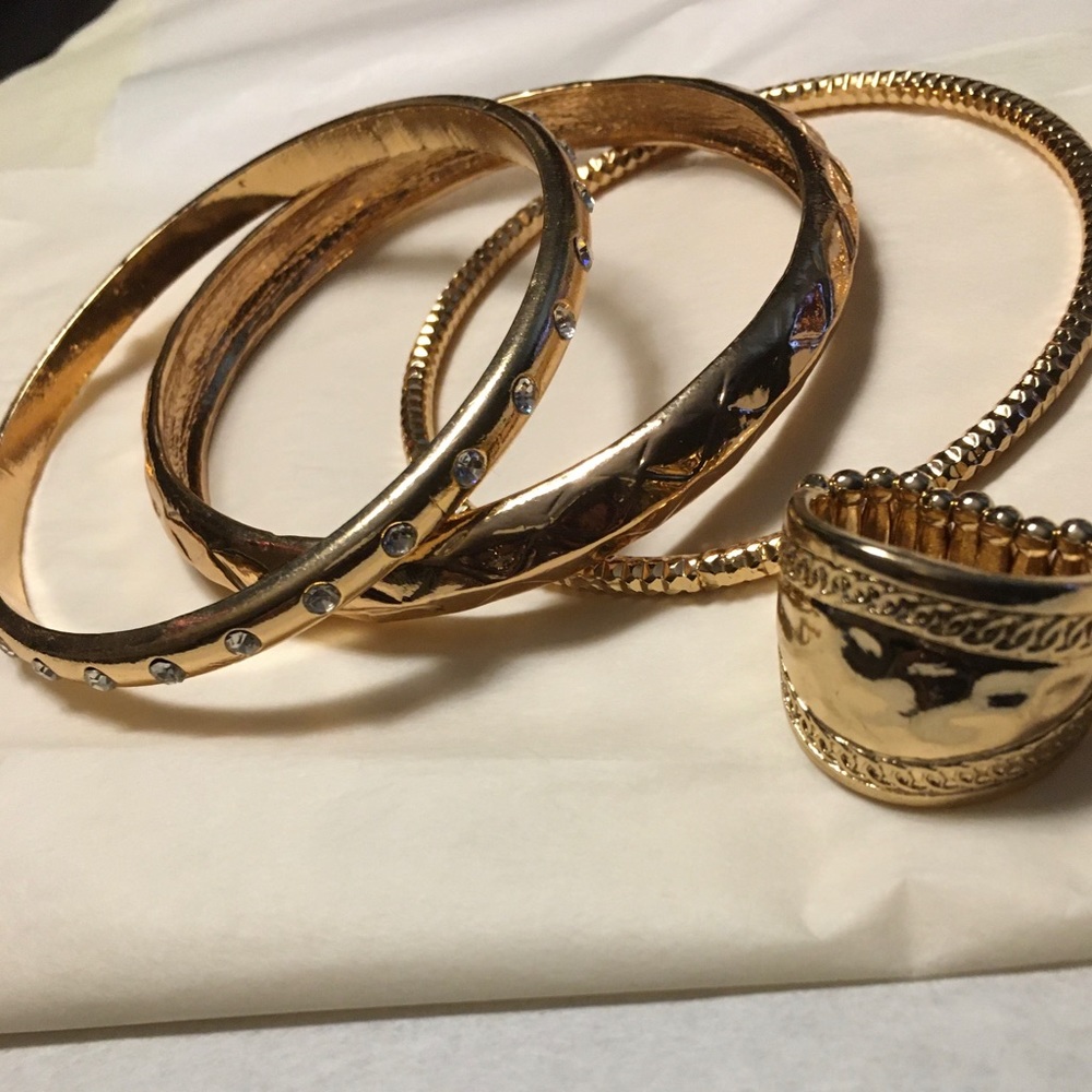 Bracelets. Bangles and Ring.